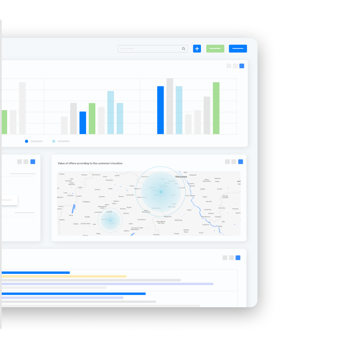 Analytics dashboard for monitoring sales presentations and client engagement.