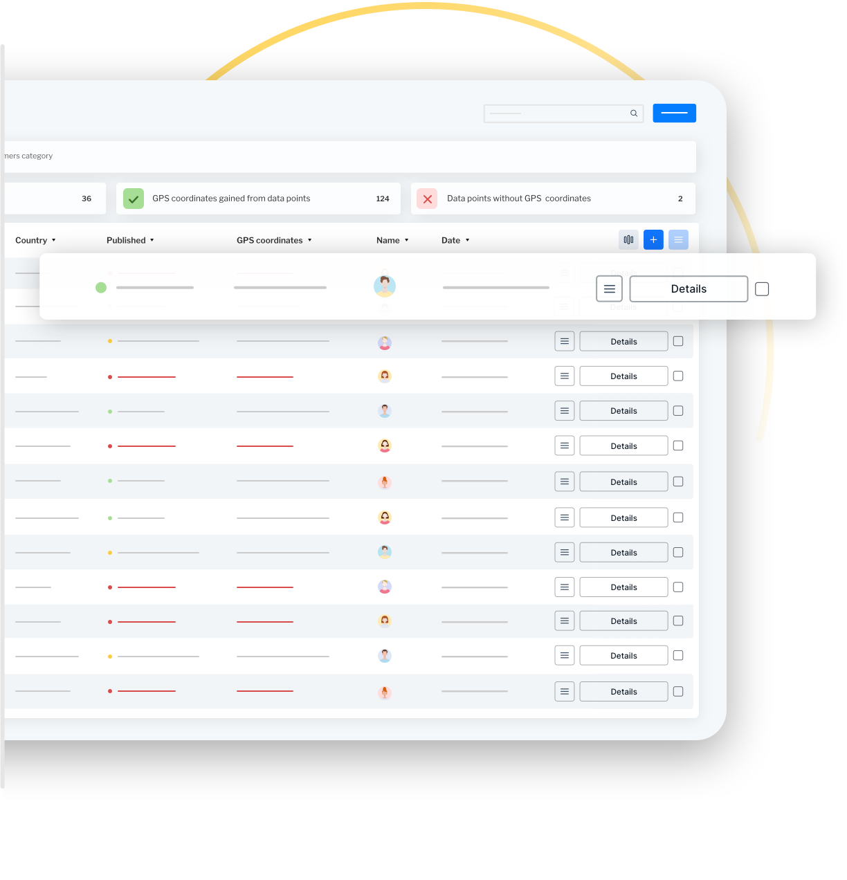 Screenshot of a centralized customer data repository within a CRM system for streamlined sales management.