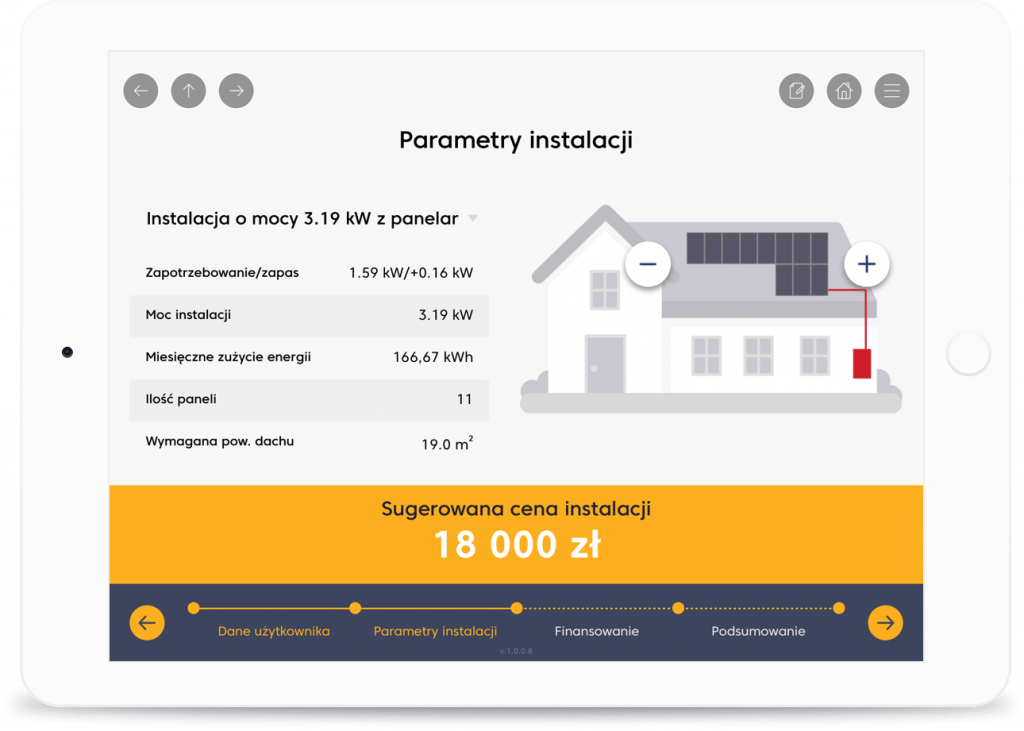 Pozyskanie od klienta podstawowych informacji pozwala na szybkie wyliczenie dla niego oferty kosztowej.