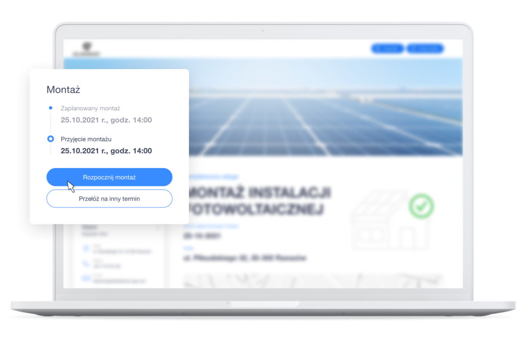 Rozpoczynanie montażu. Moduł prac instalacyjnych