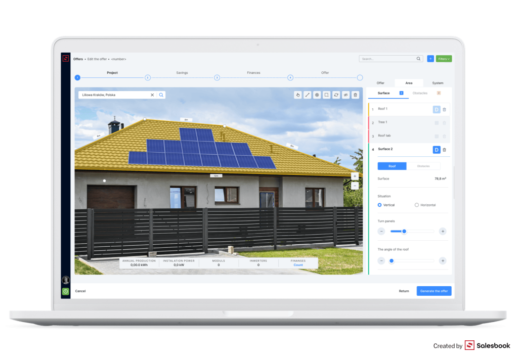 Visualisation of products and meeting with potential customers