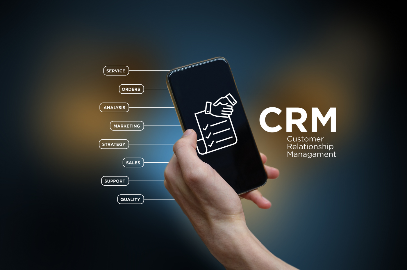 Photo 6. A mobile CRM is also useful for sales reps.