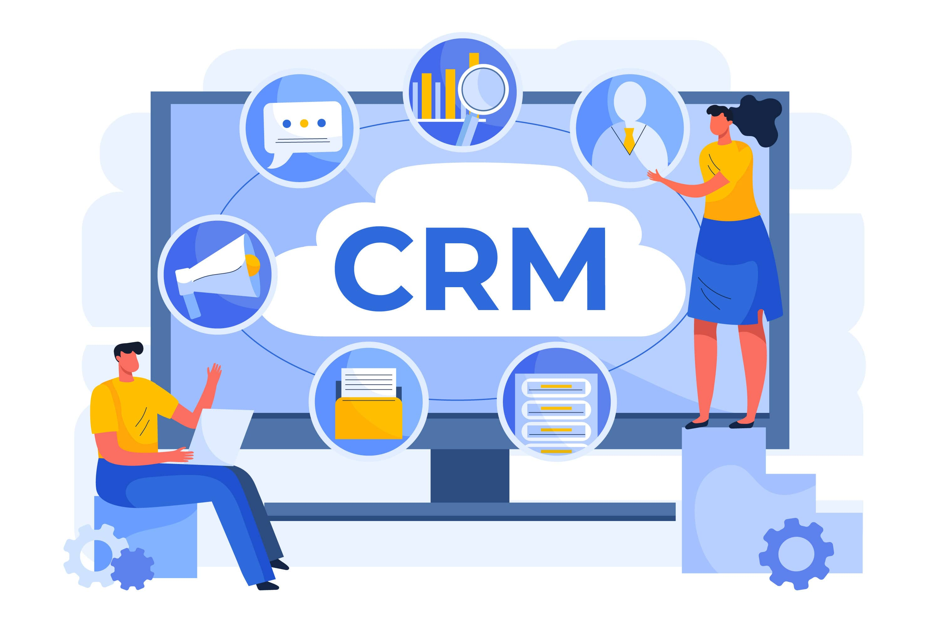 Fot. 1. CRM stands for Customer Relationship Management.