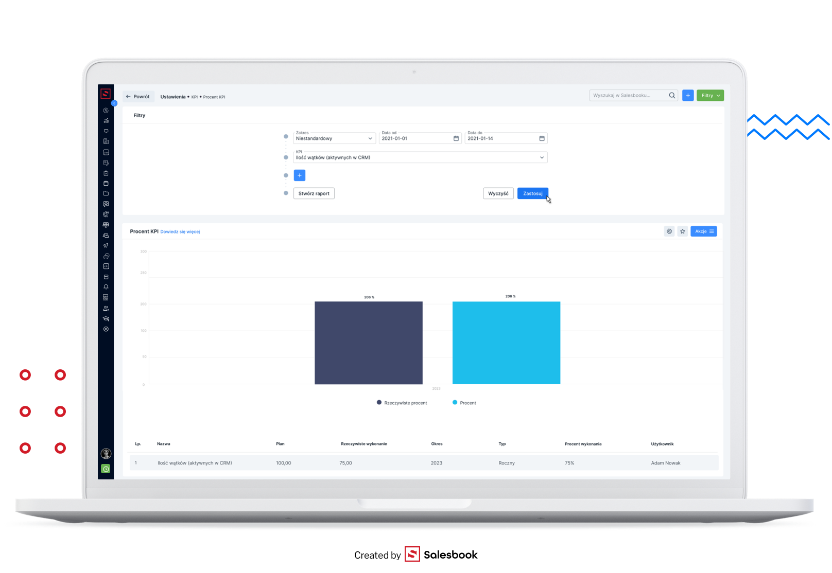 Fot. 11. Dzięki Salesbook CRM nie musisz tracić czasu na ręczne wprowadzanie danych.