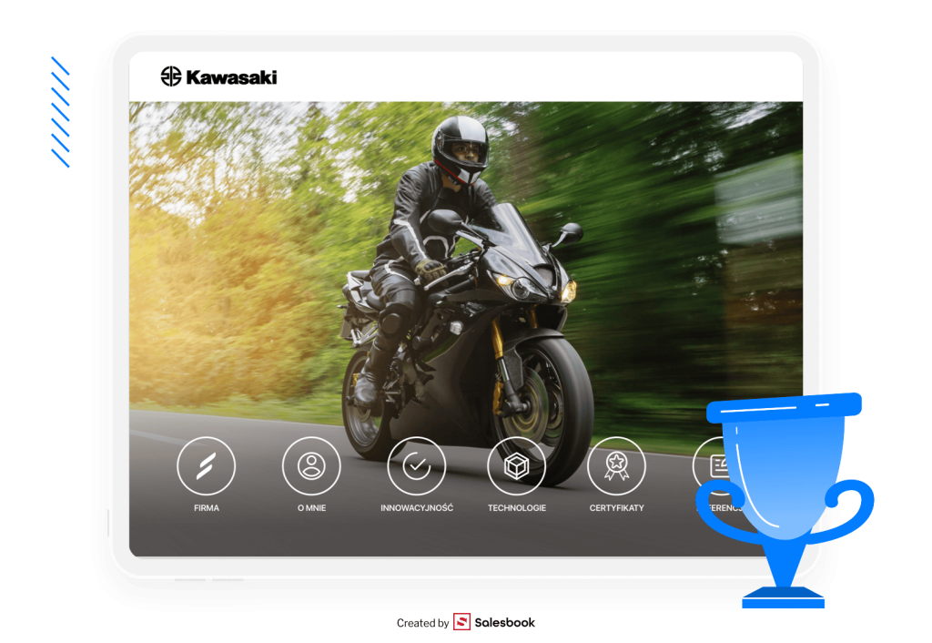 Kawasaki is working on Salesbook for automotive to achieve unprecedented efficiency in sales